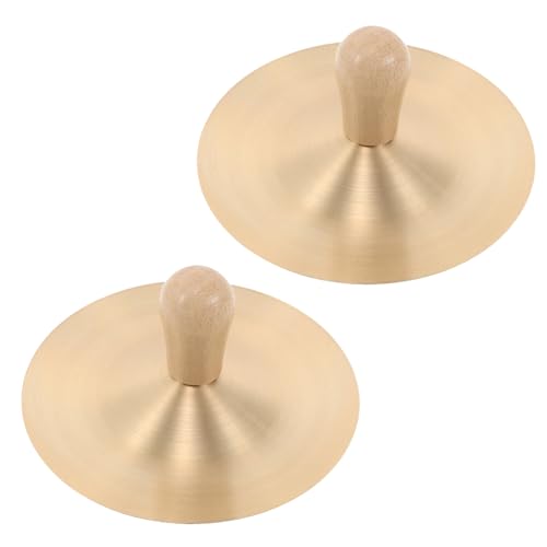 BESTonZON 1 Paar Hand-fingerbecken, Kupfer-Finger-schlaginstrumente, Traditionelle Handbecken, Tanz-fingerbecken Für Musik, Tanzparty BESTonZON 1 Paar Hand-fingerbecken, Kupfer-Finger-schlaginstrumente, Traditionelle Handbecken, Tanz-fingerbecken Für Musik, Tanzparty von BESTonZON