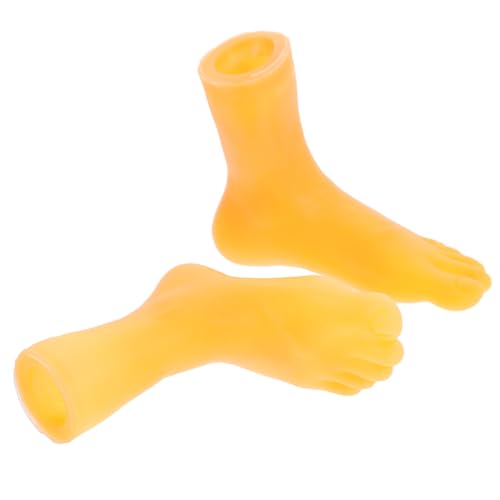 BESTonZON 1 Paar Katzenfingerlinge Katzenspielzeug Für Hauskatzen Dinghand Streich Katzenstab Katzengeschirr Und Leine Ausbruchsicher Klebrige Hände Katzen Teaser Tierpuppen von BESTonZON
