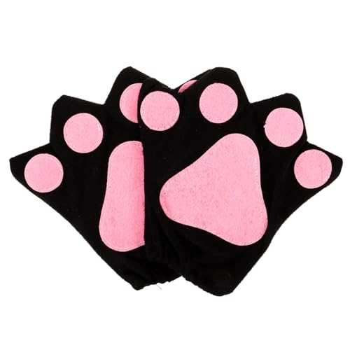 BESTonZON 1 Paar Katzenpfoten Handschuhe für Cosplay Tierpfoten Fäustlinge für Erwachsene für Bühnenaufführungen Kostümpartys und Tier Themen Events BESTonZON 1 Paar Katzenpfoten Handschuhe für Cosplay Tierpfoten Fäustlinge für Erwachsene für Bühnenaufführungen Kostümpartys und Tier Themen Events von BESTonZON