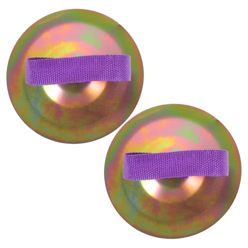 BESTonZON 1 Paar Musikspielzeug Für Handpercussion-Becken Percussion-Musikinstrument Kinderhandbecken Trommelbecken Schlaginstrument Legierte Handbecken Hand Becken Legierung von BESTonZON