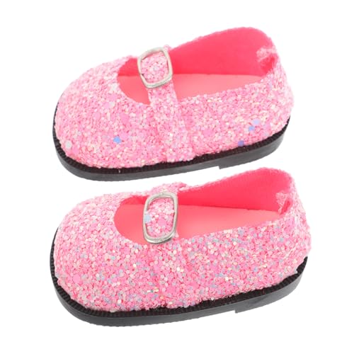 BESTonZON 1 Paar Puppenschuhe Mit Glitzer-Pailletten Für Puppenhaus-zubehör Und DIY-Puppen-anziehsachen, Mini-Schuhe Für Puppen, Kleine Schuhe Für Puppen BESTonZON 1 Paar Puppenschuhe Mit Glitzer-Pailletten Für Puppenhaus-zubehör Und DIY-Puppen-anziehsachen, Mini-Schuhe Für Puppen, Kleine Schuhe Für Puppen von BESTonZON