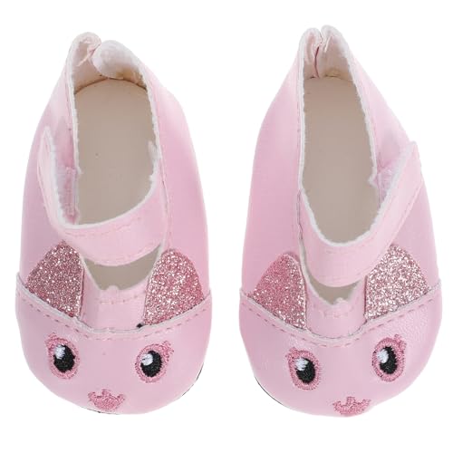 BESTonZON 1 Paar Puppenschuhe für Mädchen Niedliche PU Dekorationsschuhe für Baumwollpuppen Miniaturschuhe für Kreatives Spiel und Dekoration für Puppenzubehör und Rollenspiele BESTonZON 1 Paar Puppenschuhe für Mädchen Niedliche PU Dekorationsschuhe für Baumwollpuppen Miniaturschuhe für Kreatives Spiel und Dekoration für Puppenzubehör und Rollenspiele von BESTonZON