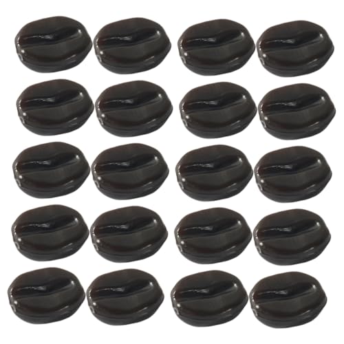 BESTonZON 1 Packung Simulierte Kaffeebohnen Probieren Party Vorgeben Gefälscht Kinderspielzeug Restaurant-Requisite Kaffeebohnen Bezaubern DIY Zubehör PVC Coffee von BESTonZON