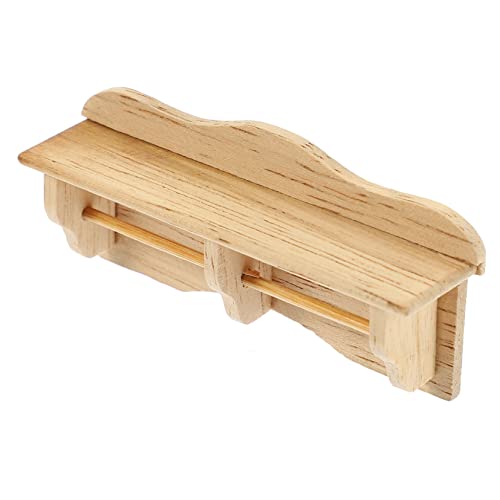 BESTonZON 1 Puppenhausdekoration Miniatur -küchenzubehör Miniaturmöbel Dekorativer Ministänder Miniatur-Dinge Miniatur-küchenmöbel Mini-Sachen Miniaturhausmöbel Mini Möbel Mini-ständer Holz von BESTonZON