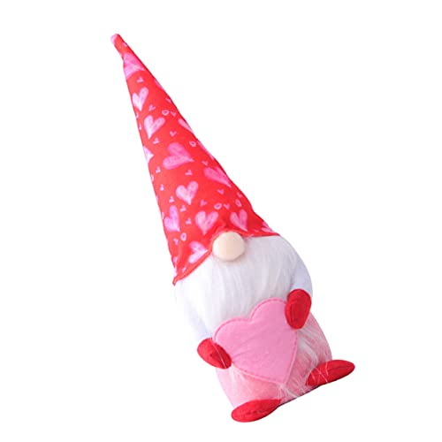 BESTonZON 1 STK Puppe Zum Valentinstag Weihnachtsplüschpuppe Pinguin Seltsam Ausgestopft Dinosaurier Gnom-Puppe Plüschzwergpuppen Valentinstag Valentinstag Verzierung Acryl von BESTonZON