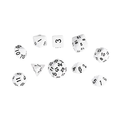 BESTonZON 1 STK. Brettspiele Facettenreiche Würfel Digitale Würfel Weiß BESTonZON 1 STK. Brettspiele Facettenreiche Würfel Digitale Würfel Weiß von BESTonZON