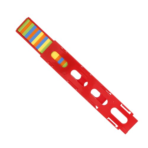 BESTonZON 1 Sätze Domino-Zug Transparenter Zug Schwalbenschwanzplatte Dominozug Für Domino-tabletts Dominotisch Domino-ständer Zug Zum Legen Von Dominosteinen Dominomaschine Plastik von BESTonZON
