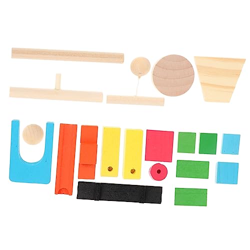 BESTonZON 1 Satz 19-teilig Domino-mechanismus Lustiges Für Für Frühe Bildung Interessantes Kinderspielzeug Domino-Spiel-bausteine Kind Blockiert Holz BESTonZON 1 Satz 19-teilig Domino-mechanismus Lustiges Für Für Frühe Bildung Interessantes Kinderspielzeug Domino-Spiel-bausteine Kind Blockiert Holz von BESTonZON