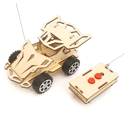 BESTonZON - Holzspielzeug 1 Satz lauflernwagen Puzzle Spielzeug Kraftrad Rennauto Schüler Sportwagen - DIY Spielzeug von BESTonZON