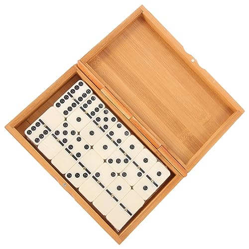 BESTonZON 1 Satz Alte Domino- Spiel Family Games Geschenkidee Dominosteine liefern Dominostein für den Haushalt Western Domino-Rennen Retro-Dominoblöcke Domino-Bausteine Plastik BESTonZON 1 Satz Alte Domino- Spiel Family Games Geschenkidee Dominosteine liefern Dominostein für den Haushalt Western Domino-Rennen Retro-Dominoblöcke Domino-Bausteine Plastik von BESTonZON