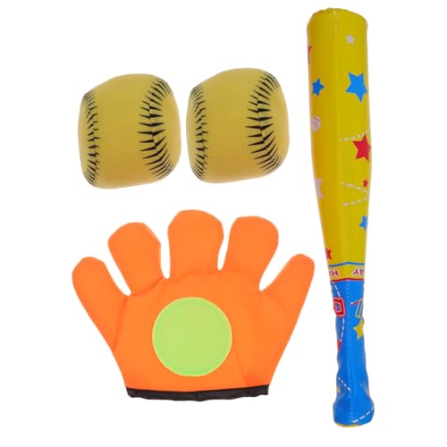 BESTonZON 1 Satz Baseball-Anzug Outdoor draußen Mini-Basketball Schaumstoff-Baseballschläger für Bälle werfen fangen Kinderspielzeug Eva von BESTonZON