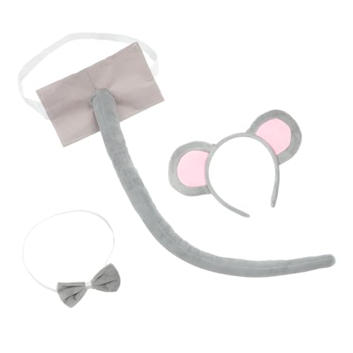 BESTonZON 1 Satz -Bekleidungszubehör Babyschleifen Maske Bögen Mäusekostüm Halloween kostün Costume de Halloween faschingkostüme Party dekoratives Stirnband Cosplay-Zubehör Stoff von BESTonZON