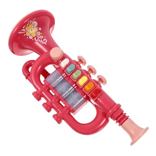 BESTonZON 1 Satz Blasinstrumente für kinderinstrumente musikinstrumente Trompete Instrument pädagogisches Trompetenspielzeug Trompete Abs rot BESTonZON 1 Satz Blasinstrumente für kinderinstrumente musikinstrumente Trompete Instrument pädagogisches Trompetenspielzeug Trompete Abs rot von BESTonZON