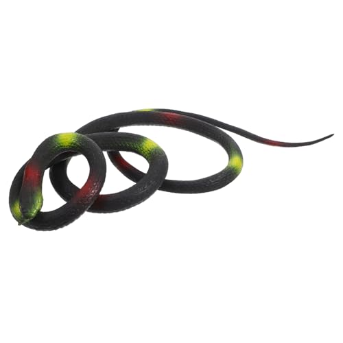 BESTonZON 1 Satz Boshafte Schlange Schlange lustiges Halloween scherzgeschenk Simulation Tiermodell Trickspielzeug für Partys weiches Gummi Colorful von BESTonZON