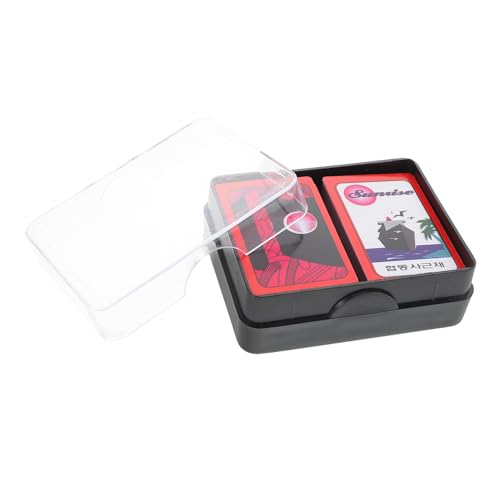 BESTonZON 1 Satz Brettspiel-zeichnungskarten Tragbare Karten Spielkarten-Requisiten Brettspielkarten Interaktive Spielkarten Tricks Requisiten Koreanisches Poker Partyspielkarten Papier von BESTonZON