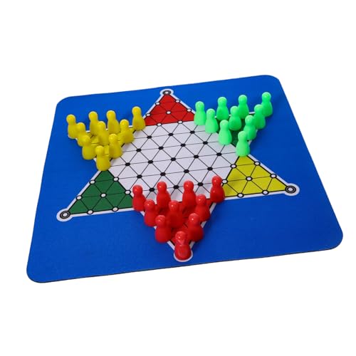 BESTonZON 1 Satz Chinesische Dame Schach Planke Brettspielzubehör Spielversorgung Stoff BESTonZON 1 Satz Chinesische Dame Schach Planke Brettspielzubehör Spielversorgung Stoff von BESTonZON