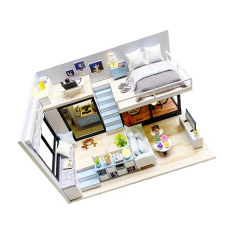 BESTonZON 1 Satz DIY Miniatur Puppenhaus Puzzle Kit für Handgefertigtes Kreativität und Vorstellungskraft Sicheres Material für Kleine Bastler BESTonZON 1 Satz DIY Miniatur Puppenhaus Puzzle Kit für Handgefertigtes Kreativität und Vorstellungskraft Sicheres Material für Kleine Bastler von BESTonZON