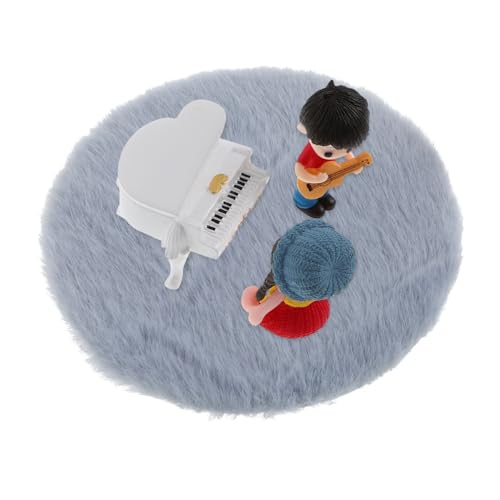BESTonZON 1 Satz Desktop-Dekorationen Gitarrenmusikinstrumente Ornamente Paar Musikerfiguren Musikzimmerdekoration Mini-Piano-Modell Puppenhaus-miniaturklavier Musikskulptur Musik Figur Harz von BESTonZON