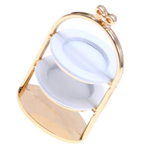 BESTonZON 1 Satz Dessertständer Kuchen Dekoration puppenhaus zubehör Puppenhaus Accessoires puppenhaus küche Mini-Tortenständer Mini-Puppenhauszubehör Metall von BESTonZON