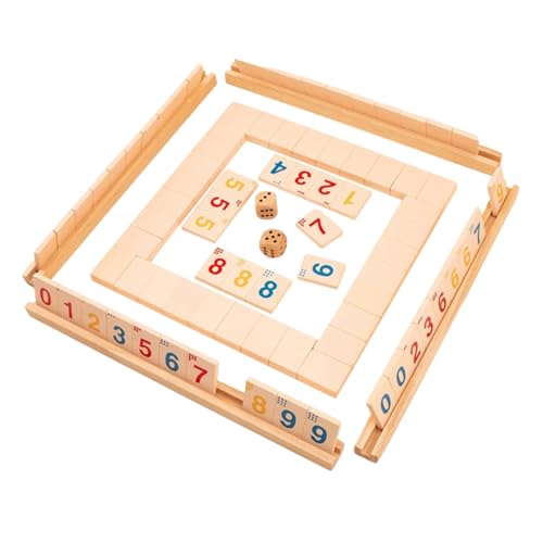 BESTonZON 1 Satz Digitales Brettspiel Pädagogische Brettspiele Brettwürfelspielzahlen Für Party Würfelspiele Aus Holz Mit Zahlen Spiel Mit Den Anderen Seiten Spiel Aus Holz Hölzern Khaki BESTonZON 1 Satz Digitales Brettspiel Pädagogische Brettspiele Brettwürfelspielzahlen Für Party Würfelspiele Aus Holz Mit Zahlen Spiel Mit Den Anderen Seiten Spiel Aus Holz Hölzern Khaki von BESTonZON