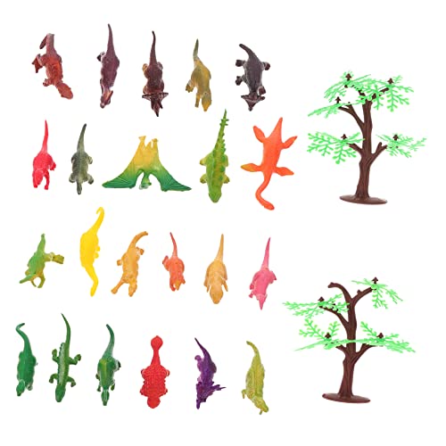 BESTonZON 1 Satz Dinosaurier-modellspielzeug Dinosaurier-simulationsmodell Kinderspielzeug Dinosaurier-Baum-kit Mini-Dinosaurier- Simulationsspielzeug Für Plastik von BESTonZON