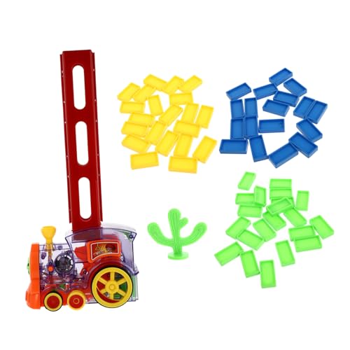 BESTonZON 1 Satz Domino Bildungsspielzeug Weihnachtszug Kinderspielzeug Kleines Zugspielzeug Abs von BESTonZON