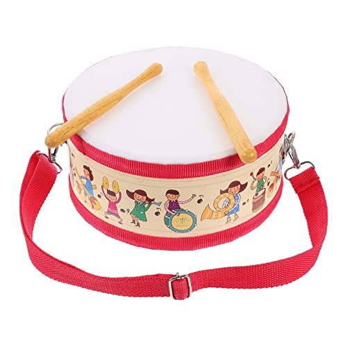 BESTonZON 1 Satz Doppeltes Trommelspielzeug Musikalisches Percussion Instrument für Frühkindliche Bildung Fördert Kreativität und Kognitive Fähigkeiten Spielzeugwahl für Kleine Musiker von BESTonZON