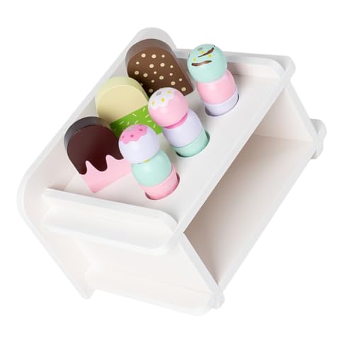 BESTonZON 1 Satz Eisstation Eiscreme holzspielzeug Schaufensterdekoration holzspielsachen Kreatives spielzeuge -Eiswaffel gefälschtes Eisspielzeug hölzern Weiß BESTonZON 1 Satz Eisstation Eiscreme holzspielzeug Schaufensterdekoration holzspielsachen Kreatives spielzeuge -Eiswaffel gefälschtes Eisspielzeug hölzern Weiß von BESTonZON