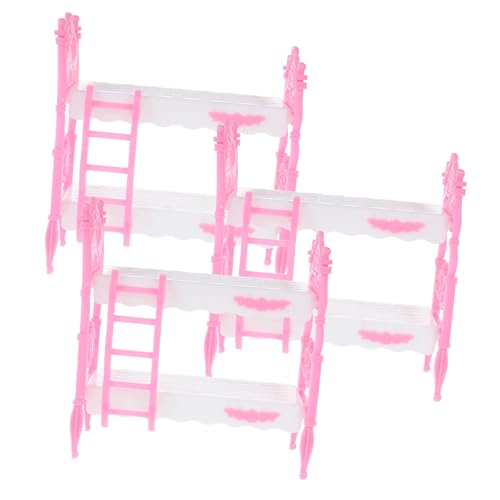 BESTonZON 1 Satz Etagenbett für Puppen Mini Hausmöbel Spielzeugpuppe Etagenbetten winzige Möbel puppenbett etagenbett puppenbetten kinderspielzeug Spielzeugbett Einzelbett-Modell Plastik BESTonZON 1 Satz Etagenbett für Puppen Mini Hausmöbel Spielzeugpuppe Etagenbetten winzige Möbel puppenbett etagenbett puppenbetten kinderspielzeug Spielzeugbett Einzelbett-Modell Plastik von BESTonZON