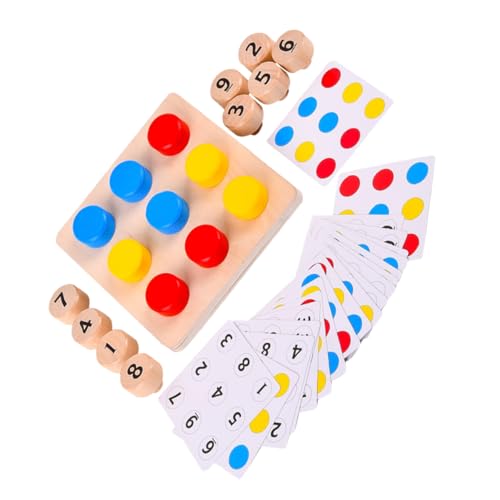BESTonZON 1 Satz Farberkennungsspielzeug Puzzle Stapelspielzeug Fingerspitze fokussiert holzspielzeug Motor zum Zusammenbauen von Nüssen frühpädagogisches Angebot hölzern BESTonZON 1 Satz Farberkennungsspielzeug Puzzle Stapelspielzeug Fingerspitze fokussiert holzspielzeug Motor zum Zusammenbauen von Nüssen frühpädagogisches Angebot hölzern von BESTonZON