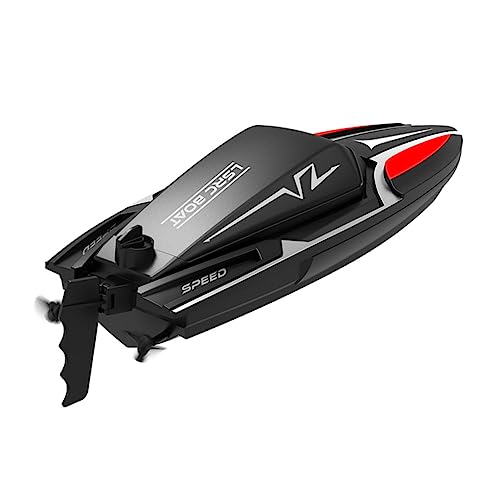 BESTonZON 1 Satz Ferngesteuertes Boot Elektrisches Spielzeugboot Rc-Boot Lustiges Schnellboot- Kinderspielzeug Wasserdichtes Schnellboot- Boot Für Plastik von BESTonZON