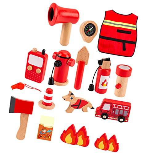 BESTonZON 1 Satz Feuerwehranzug Für Feuerwehrhut Performance-Set Für Feuerwehrmannkostüm Für Kleinkinder Feuerwehrleute Tun So, Als Würden Sie Kinderbedarf Holz BESTonZON 1 Satz Feuerwehranzug Für Feuerwehrhut Performance-Set Für Feuerwehrmannkostüm Für Kleinkinder Feuerwehrleute Tun So, Als Würden Sie Kinderbedarf Holz von BESTonZON