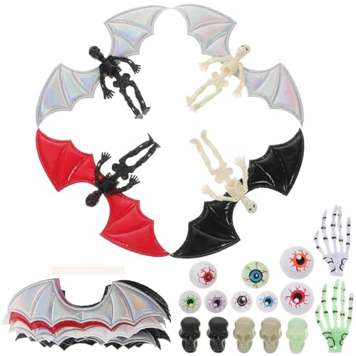 BESTonZON 1 Satz Fledermausflügel Halloween Gothic Kuchendeckel Selber Machen Reize Fußabtreter Halskette Flügel Pedant Zubehör Für Haarspangen Tortendeko Einschulung Stoff BESTonZON 1 Satz Fledermausflügel Halloween Gothic Kuchendeckel Selber Machen Reize Fußabtreter Halskette Flügel Pedant Zubehör Für Haarspangen Tortendeko Einschulung Stoff von BESTonZON