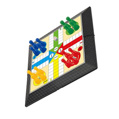 BESTonZON 1 Satz Fliege Schachrätselspielzeug Flugschach Schachlehrer-brettspiel Reiseschach Intellektuelles Schachbrett Familienspiel Fliegendes Schach Schachbretter Plastik von BESTonZON