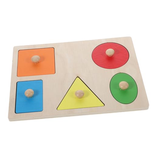 BESTonZON 1 Satz Form Passendes Formlernspielzeug Geburtstagsgeschenk Formlehrmittel Hilfsmittel Für Den Kindergarten Shape-Match- Festivalgeschenk Hölzern BESTonZON 1 Satz Form Passendes Formlernspielzeug Geburtstagsgeschenk Formlehrmittel Hilfsmittel Für Den Kindergarten Shape-Match- Festivalgeschenk Hölzern von BESTonZON