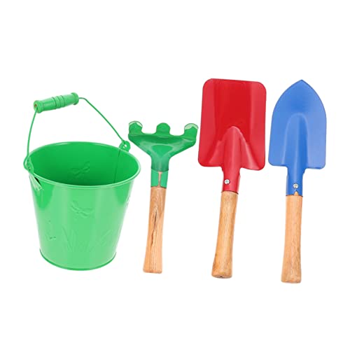 BESTonZON 1 Satz Gartenschaufel Gartengeräte Für Gartenhandwerkzeuge Sand Klein Kleiner Gartenrechen Für Sandstrandspielzeug Sandkasten Sandspielzeug Green Holz von BESTonZON