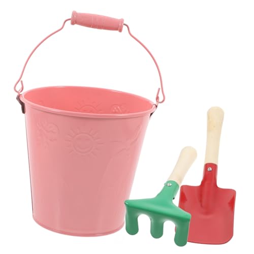 BESTonZON 1 Satz Gartenschaufel Kinderspielzeug Mini- Für Den Strand Kleiner Gartenrechen Für Gartengeräte Für Gartenhandwerkzeuge Yellow Holz von BESTonZON