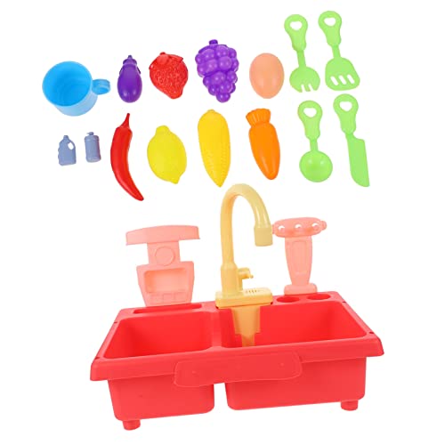 BESTonZON 1 Satz Geschirrspüler Wasserspielzeug Spielzeugwaschbecken Spielküchenspüle Kitchen Set for spülbecken für kinderküche Geschirr-Spielset Kindergeschenk Abs rot BESTonZON 1 Satz Geschirrspüler Wasserspielzeug Spielzeugwaschbecken Spielküchenspüle Kitchen Set for spülbecken für kinderküche Geschirr-Spielset Kindergeschenk Abs rot von BESTonZON