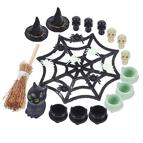 BESTonZON 1 Satz Halloween Miniatur Dekoration Set Kunststoff Figuren für Puppenhaus und Diy Bastelprojekte Halloween Deko für Partys und Gartenornamente BESTonZON 1 Satz Halloween Miniatur Dekoration Set Kunststoff Figuren für Puppenhaus und Diy Bastelprojekte Halloween Deko für Partys und Gartenornamente von BESTonZON
