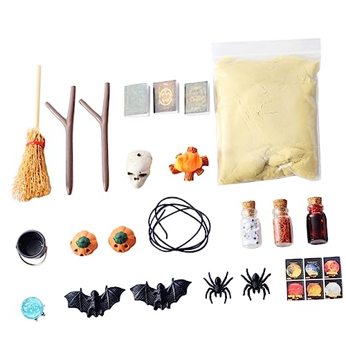 BESTonZON Halloween Puppenhaus Ornamente Set Maßstab 1:12 Miniatur Zubehör Für Decor Crafting Spaß von BESTonZON
