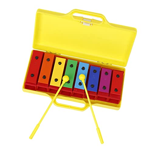 BESTonZON 1 Satz Handpercussion Schlaginstrument Buntes Schlagzeug Musikalisches Klopfklavier Kleinkind Percussion Musikspielzeug Für Orff-Instrument Musik Metall BESTonZON 1 Satz Handpercussion Schlaginstrument Buntes Schlagzeug Musikalisches Klopfklavier Kleinkind Percussion Musikspielzeug Für Orff-Instrument Musik Metall von BESTonZON