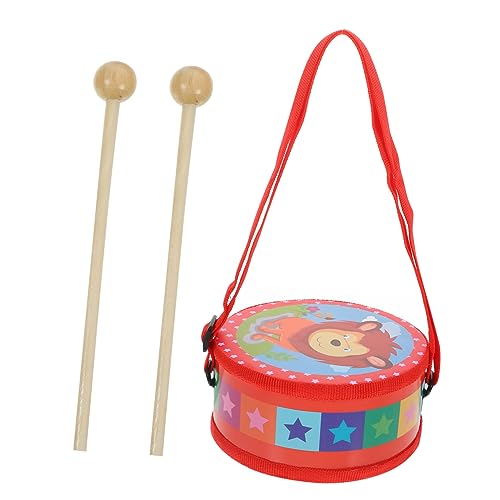 BESTonZON 1 Satz Handtrommel Spielzeuginstrumente Holztrommel Instrument Lerntrommel Musikzubehör Musikinstrument Handtrommel Vorschulmusik Percussion Trommelinstrument Rot BESTonZON 1 Satz Handtrommel Spielzeuginstrumente Holztrommel Instrument Lerntrommel Musikzubehör Musikinstrument Handtrommel Vorschulmusik Percussion Trommelinstrument Rot von BESTonZON