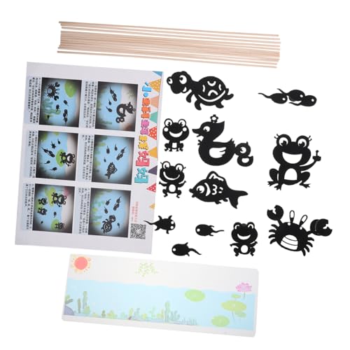 BESTonZON 1 Satz Hilfsmittel Für Den Kindergarten Sie Schattenpuppenausschnitte Familienspiele Für Puppentheater Für Weihnachtliche Fingerpuppen Papier Black BESTonZON 1 Satz Hilfsmittel Für Den Kindergarten Sie Schattenpuppenausschnitte Familienspiele Für Puppentheater Für Weihnachtliche Fingerpuppen Papier Black von BESTonZON