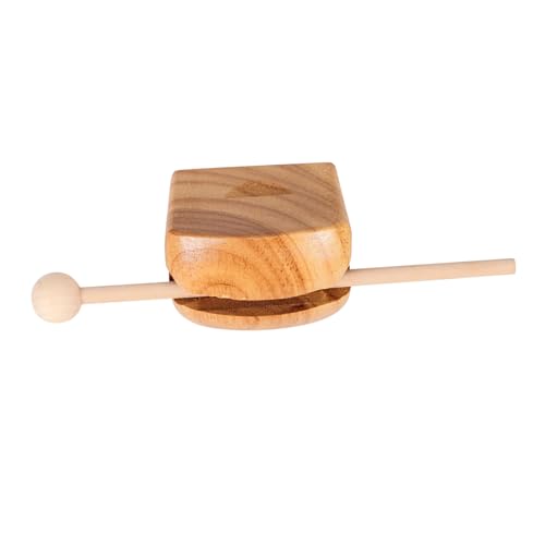 BESTonZON 1 Satz Holz Musikinstrument für Traditionelles mit Holzfisch Tempelblock Pädagogisches Percussion Instrument Kreativität und Eltern Junge Mädchen Interaktion von BESTonZON