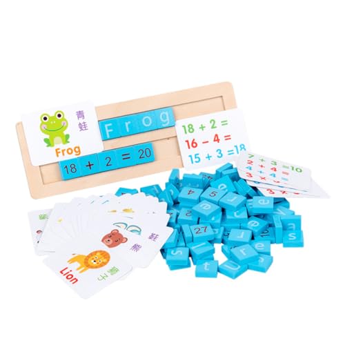 BESTonZON 1 Satz Holzblock lernspiel Puzzle gedächtnisspiel für Denkspiel für Logic Games for Zahlenspielzeug für Rechenspielzeug hölzern Blue BESTonZON 1 Satz Holzblock lernspiel Puzzle gedächtnisspiel für Denkspiel für Logic Games for Zahlenspielzeug für Rechenspielzeug hölzern Blue von BESTonZON