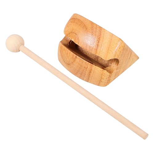 BESTonZON 1 Satz Holzpercussion Instrument für Holz Fisch Temple Block mit Mallet Musikinstrument für Kleinkinder Fördert Kreativität und Hörvermögen Natürliches Material Angenehme Klänge BESTonZON 1 Satz Holzpercussion Instrument für Holz Fisch Temple Block mit Mallet Musikinstrument für Kleinkinder Fördert Kreativität und Hörvermögen Natürliches Material Angenehme Klänge von BESTonZON