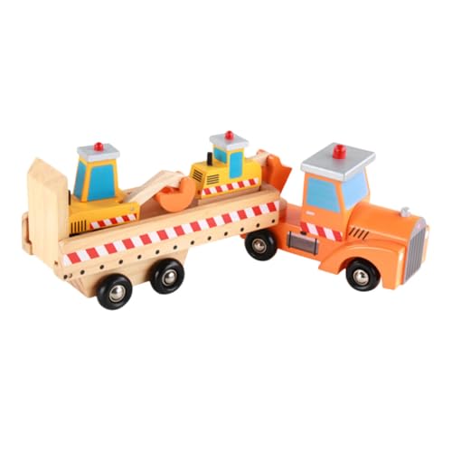 BESTonZON 1 Satz Holzspielzeug Set Teiliges Engineering Fahrzeug Modell Abnehmbarer Transport LKW für Kreative Sicher und Langlebig Fördert Problemlösungsfähigkeiten und Kreativität BESTonZON 1 Satz Holzspielzeug Set Teiliges Engineering Fahrzeug Modell Abnehmbarer Transport LKW für Kreative Sicher und Langlebig Fördert Problemlösungsfähigkeiten und Kreativität von BESTonZON