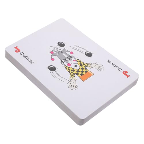 BESTonZON 1 Satz Kartenspielen Karteninhaber Großes Kartenspiel Poker Tarotkartenhalter Spielkartenhalter Jetons Leere Spielkarten Zusammenhangloses Kartenspiel Beschichtetes Papier BESTonZON 1 Satz Kartenspielen Karteninhaber Großes Kartenspiel Poker Tarotkartenhalter Spielkartenhalter Jetons Leere Spielkarten Zusammenhangloses Kartenspiel Beschichtetes Papier von BESTonZON
