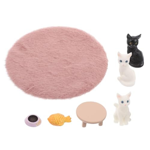 BESTonZON 1 Satz Katzen-Set-Ornamente Realistische Katze Miniaturfiguren Mikrolandschaftsdekor Figuren Kawaii Kleine Figuren Minikatzen Puppenhaus-miniaturen Mini-puppenhauszubehör Harz BESTonZON 1 Satz Katzen-Set-Ornamente Realistische Katze Miniaturfiguren Mikrolandschaftsdekor Figuren Kawaii Kleine Figuren Minikatzen Puppenhaus-miniaturen Mini-puppenhauszubehör Harz von BESTonZON