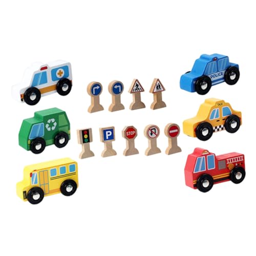 BESTonZON Fördern Sie Die Kreativität Von Jungen und Mädchen. Holzspielset mit Verkehrszeichen für Kleinkinder BESTonZON Fördern Sie Die Kreativität Von Jungen und Mädchen. Holzspielset mit Verkehrszeichen für Kleinkinder von BESTonZON